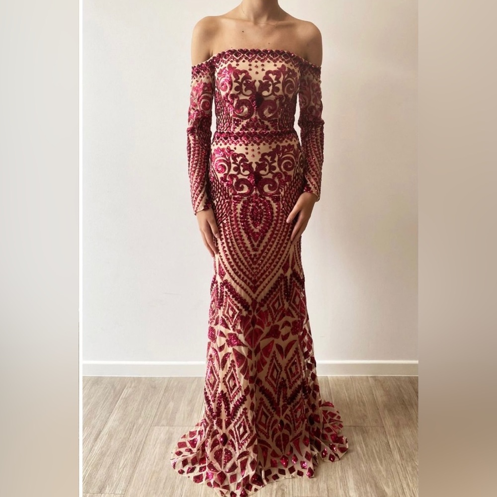 Alamour Red Sequin Dress